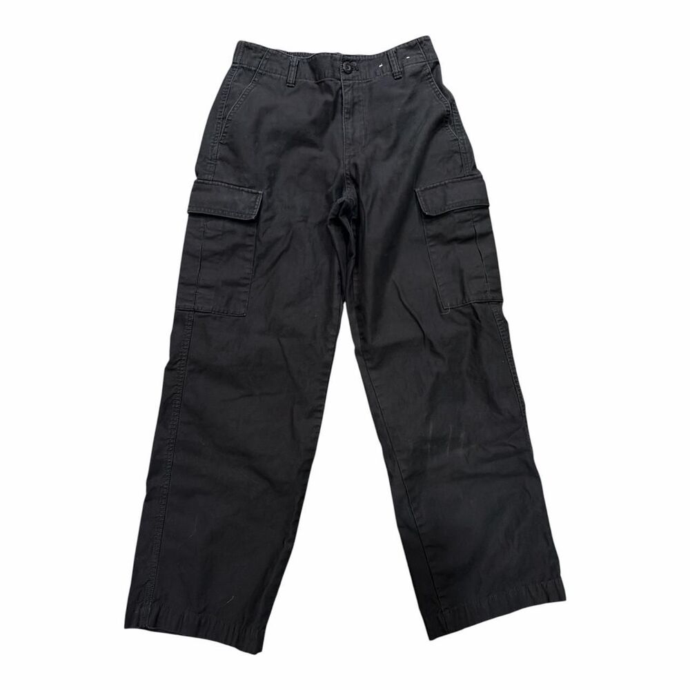 Uniqlo Women's Black and Grey Trousers